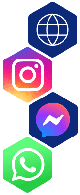 Chatbot for website, instagram, wordpress, whatsapp and Facebook Messenger