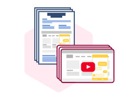 Image 300 Tutorials and Videos + Our Experts in Live Chat