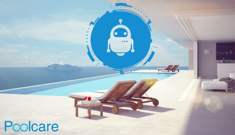 the poolcare chatbot accompanies pool professionals